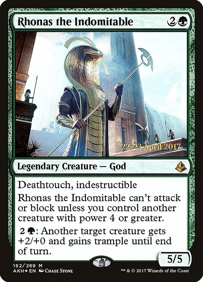 Rhonas the Indomitable [Amonkhet Prerelease Promos] | Game Master's Emporium (The New GME)