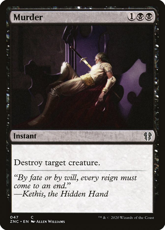 Murder [Zendikar Rising Commander] | Game Master's Emporium (The New GME)