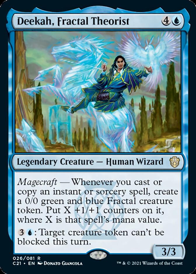 Deekah, Fractal Theorist [Commander 2021] | Game Master's Emporium (The New GME)