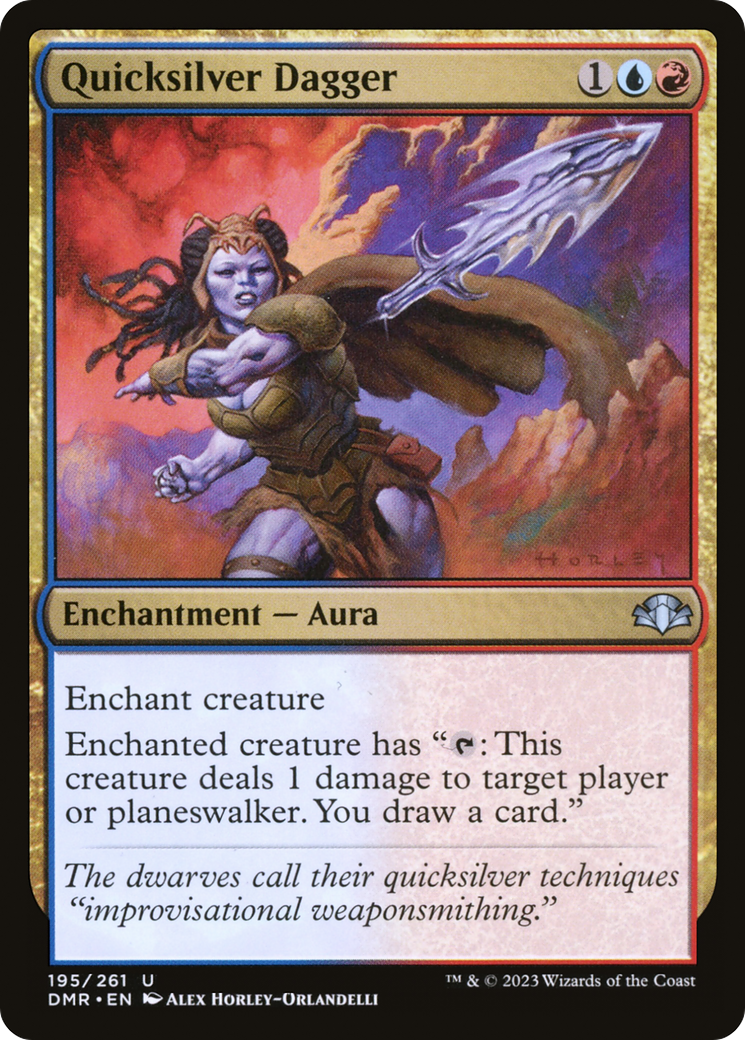 Quicksilver Dagger [Dominaria Remastered] | Game Master's Emporium (The New GME)