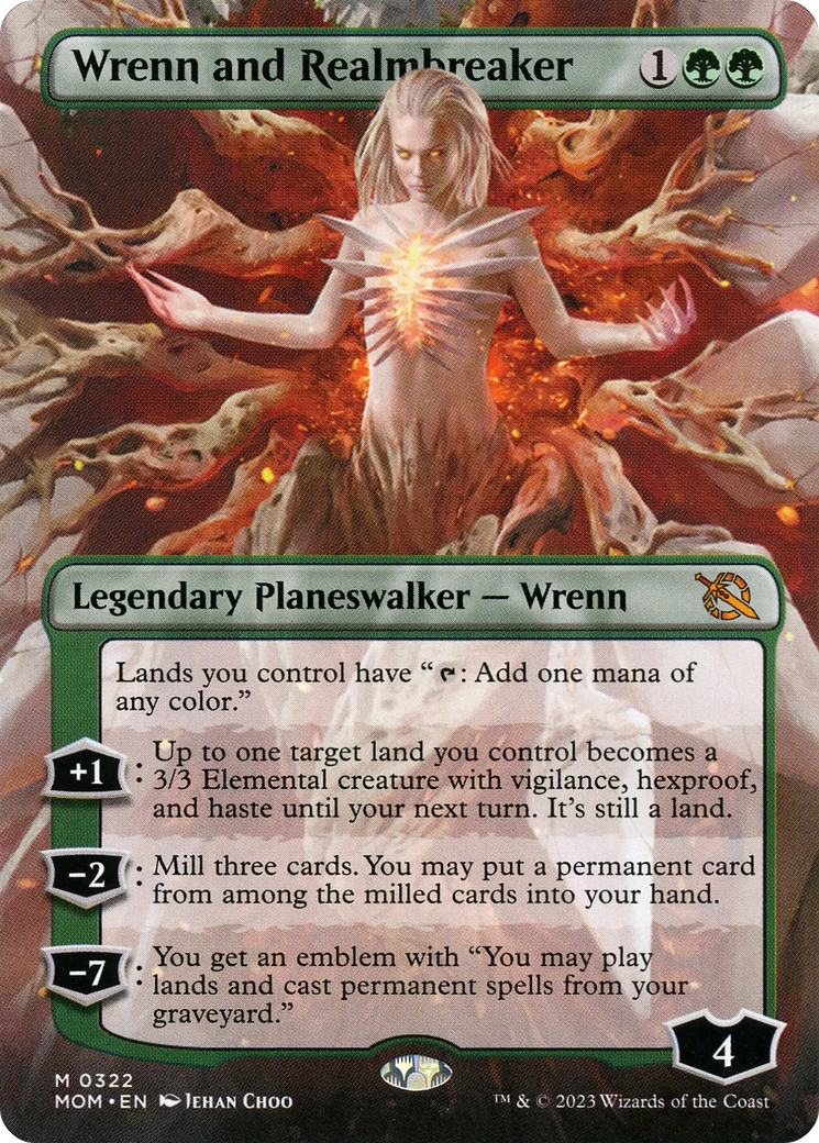 Wrenn and Realmbreaker (Borderless Alternate Art) [March of the Machine] | Game Master's Emporium (The New GME)