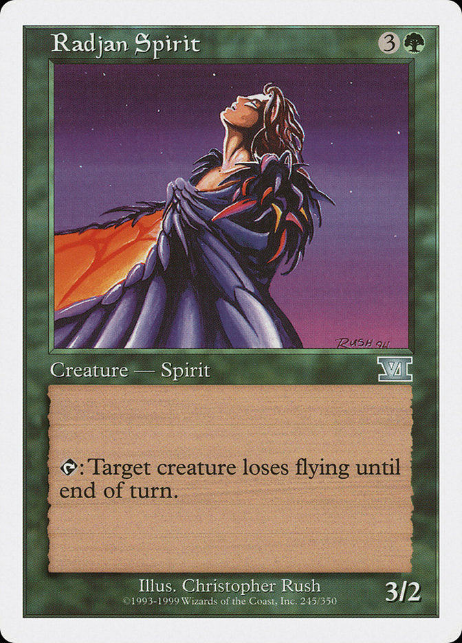 Radjan Spirit [Classic Sixth Edition] | Game Master's Emporium (The New GME)