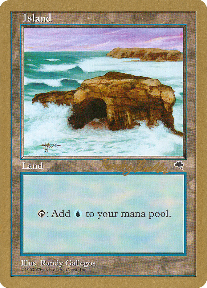 Island (rb336) (Randy Buehler) [World Championship Decks 1998] | Game Master's Emporium (The New GME)