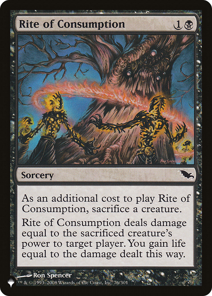 Rite of Consumption [The List] | Game Master's Emporium (The New GME)