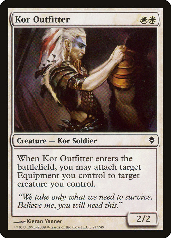 Kor Outfitter [Zendikar] | Game Master's Emporium (The New GME)