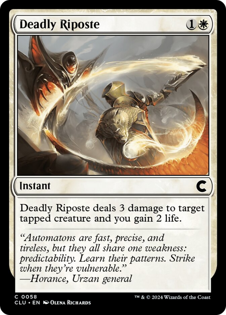 Deadly Riposte [Ravnica: Clue Edition] | Game Master's Emporium (The New GME)