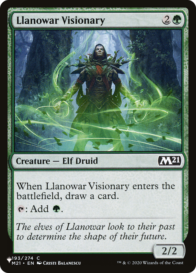 Llanowar Visionary [The List] | Game Master's Emporium (The New GME)