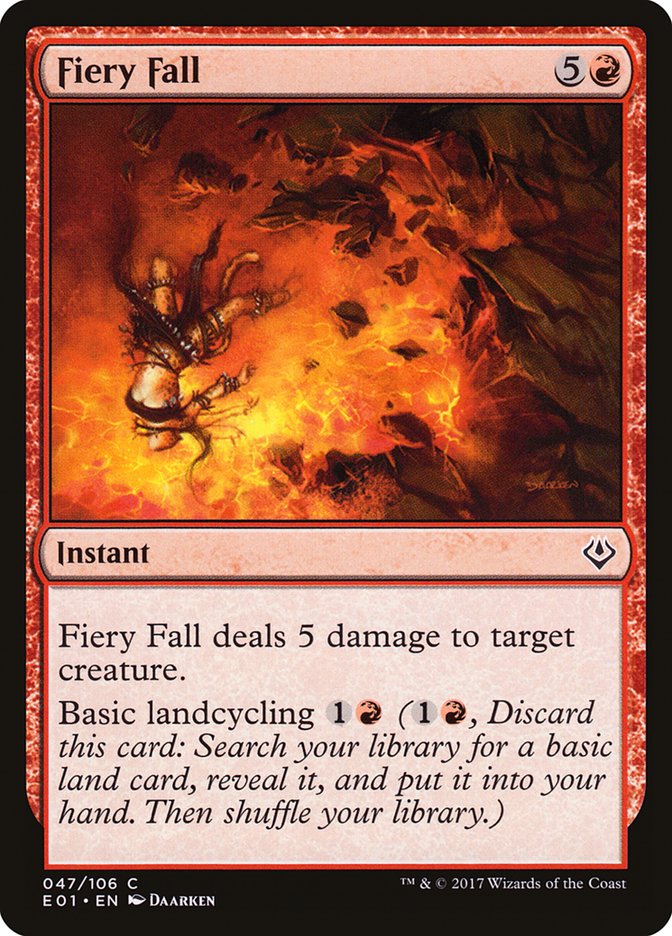 Fiery Fall [Archenemy: Nicol Bolas] | Game Master's Emporium (The New GME)