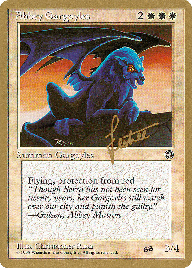 Abbey Gargoyles (Bertrand Lestree) (SB) [Pro Tour Collector Set] | Game Master's Emporium (The New GME)