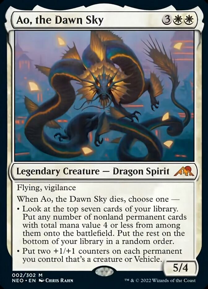 Ao, the Dawn Sky [Kamigawa: Neon Dynasty] | Game Master's Emporium (The New GME)