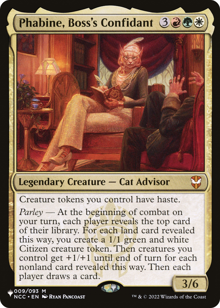 Phabine, Boss's Confidant [The List] | Game Master's Emporium (The New GME)