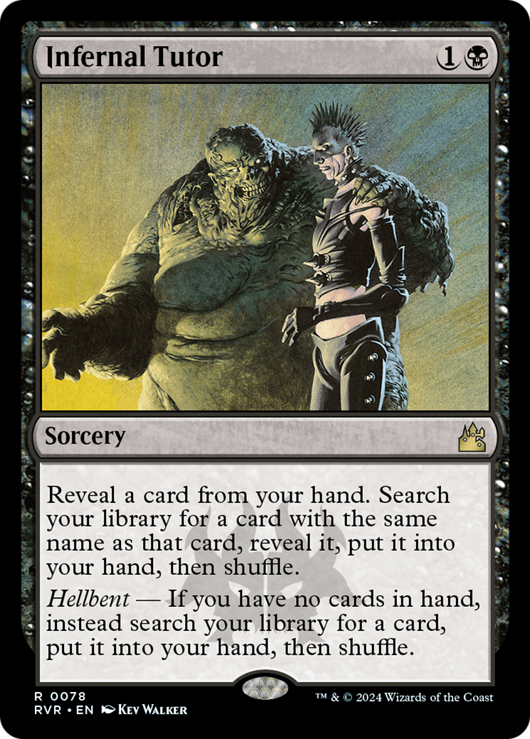 Infernal Tutor [Ravnica Remastered] | Game Master's Emporium (The New GME)