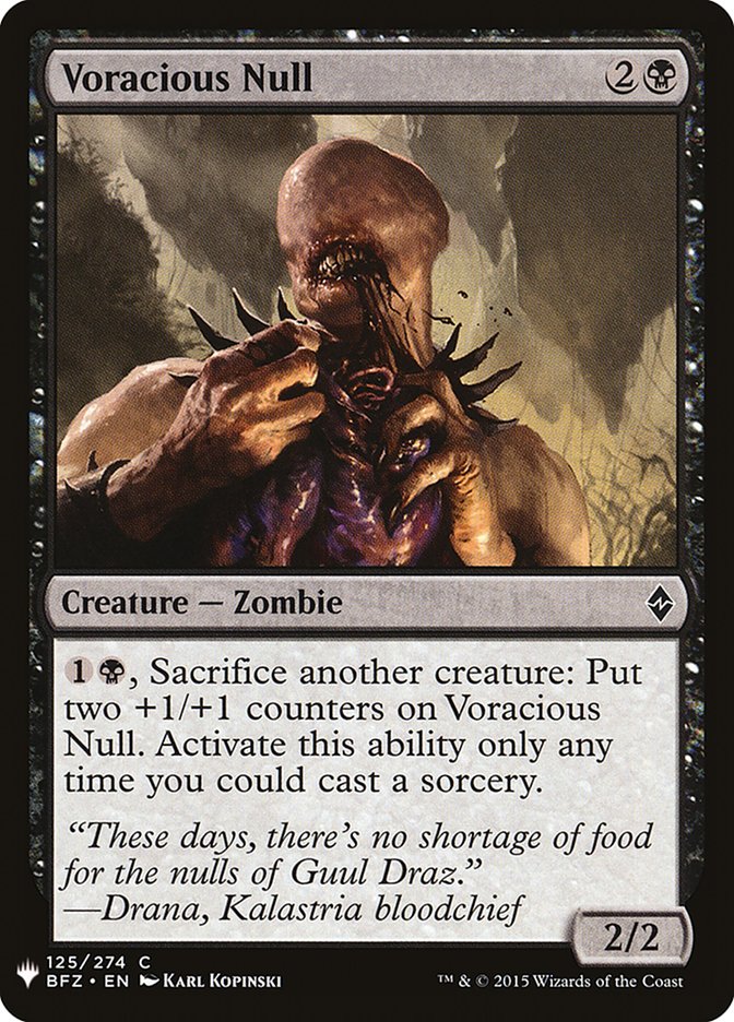 Voracious Null [Mystery Booster] | Game Master's Emporium (The New GME)