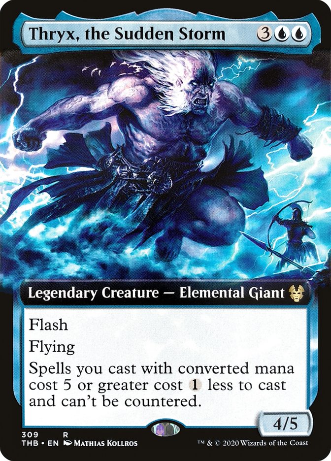 Thryx, the Sudden Storm (Extended Art) [Theros Beyond Death] | Game Master's Emporium (The New GME)