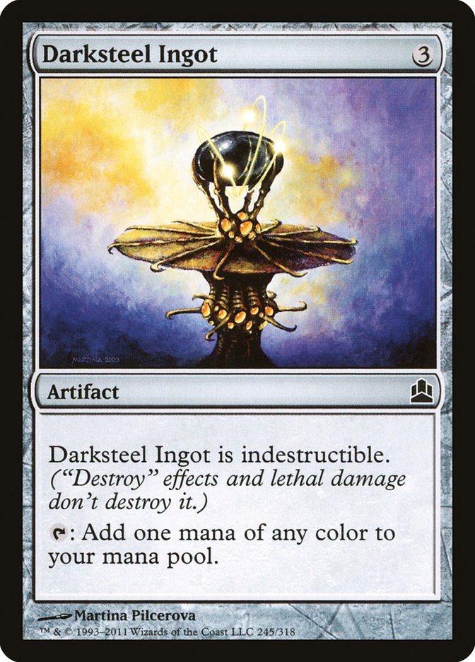 Darksteel Ingot [Commander 2011] | Game Master's Emporium (The New GME)