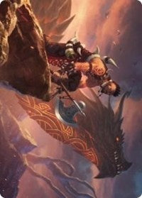 Dragonkin Berserker Art Card [Kaldheim Art Series] | Game Master's Emporium (The New GME)
