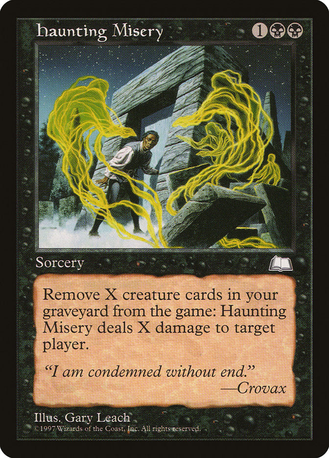 Haunting Misery [Weatherlight] | Game Master's Emporium (The New GME)