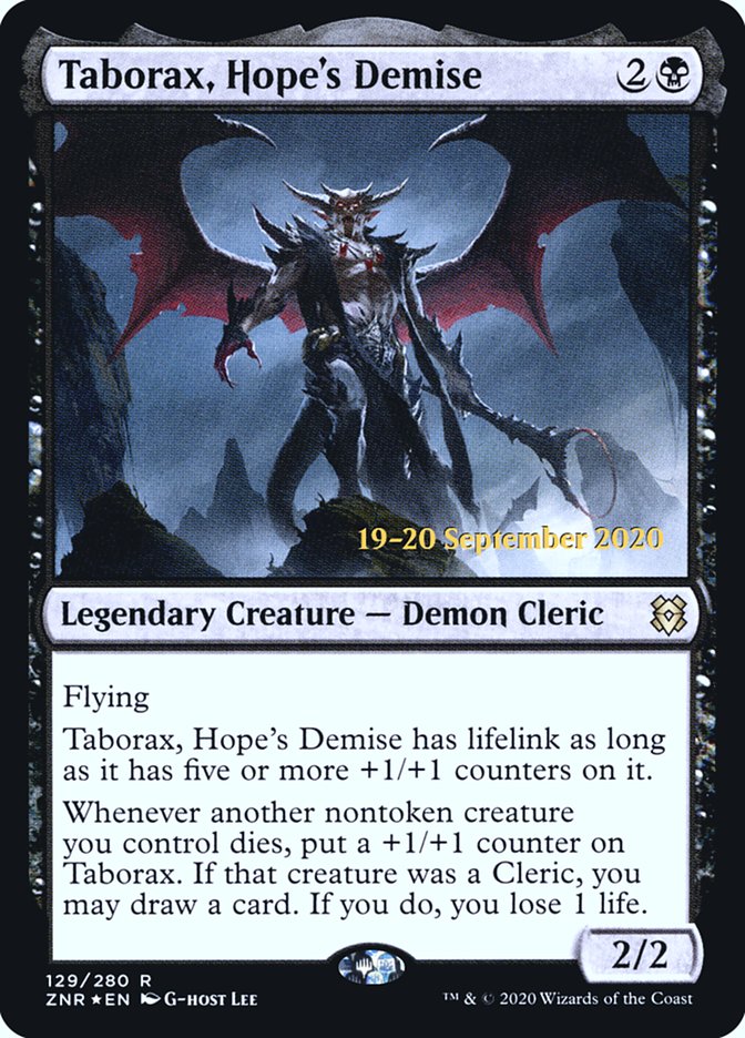 Taborax, Hope's Demise [Zendikar Rising Prerelease Promos] | Game Master's Emporium (The New GME)