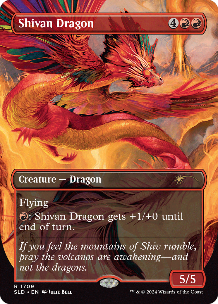 Shivan Dragon (Rainbow Foil) [Secret Lair Drop Series] | Game Master's Emporium (The New GME)