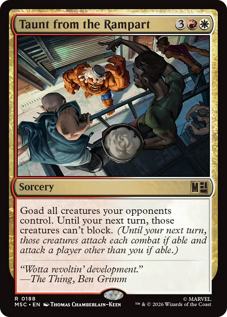 Taunt from the Rampart [Marvel Super Heroes Commander] | Game Master's Emporium (The New GME)