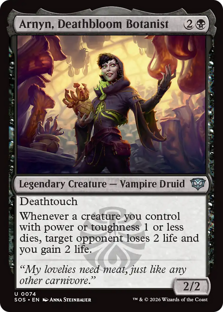 Arnyn, Deathbloom Botanist [Secrets of Strixhaven] | Game Master's Emporium (The New GME)