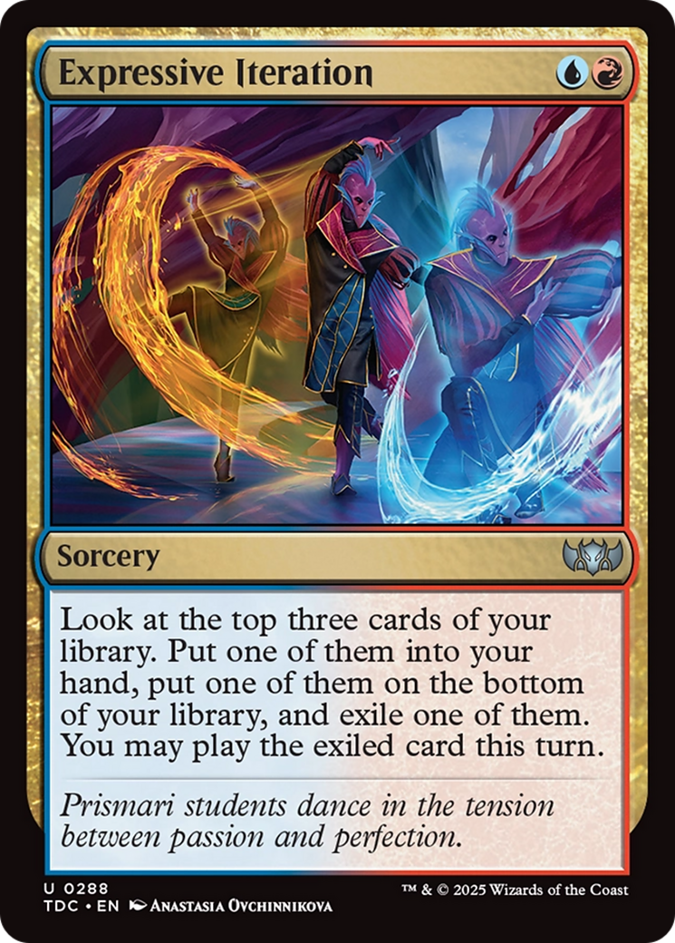 Expressive Iteration [Tarkir: Dragonstorm Commander] | Game Master's Emporium (The New GME)
