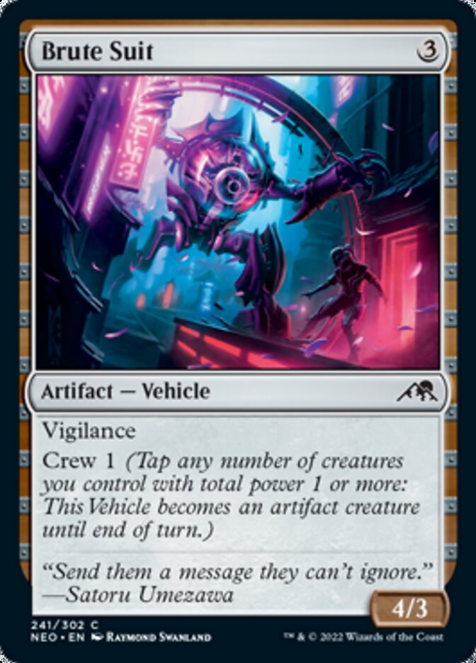 Brute Suit [Kamigawa: Neon Dynasty] | Game Master's Emporium (The New GME)