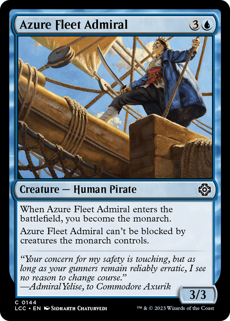 Azure Fleet Admiral [The Lost Caverns of Ixalan Commander] | Game Master's Emporium (The New GME)