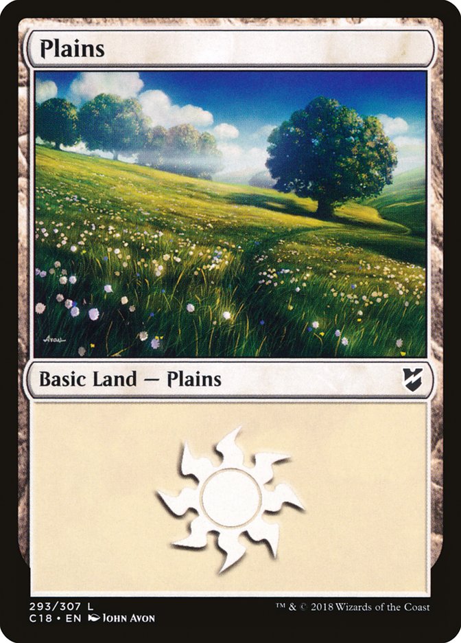 Plains (293) [Commander 2018] | Game Master's Emporium (The New GME)