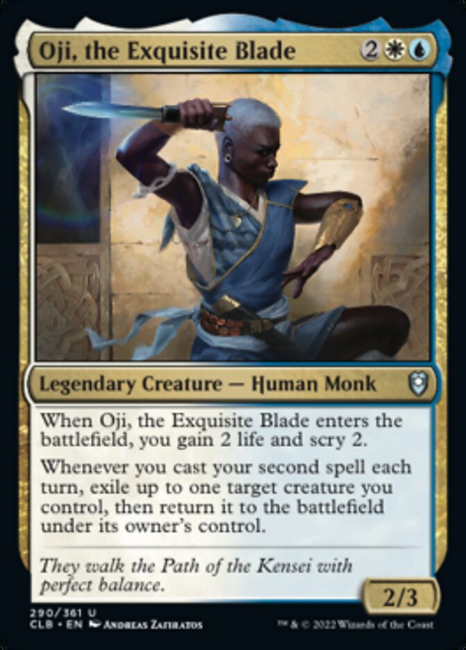 Oji, the Exquisite Blade [Commander Legends: Battle for Baldur's Gate] | Game Master's Emporium (The New GME)