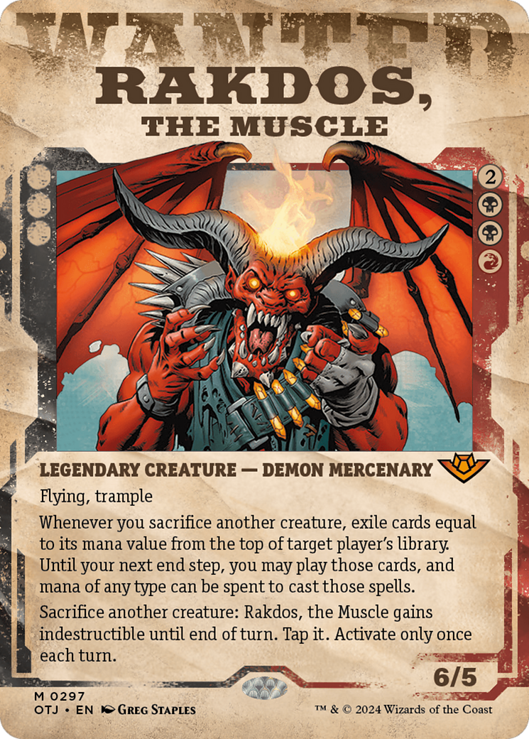 Rakdos, the Muscle (Showcase) [Outlaws of Thunder Junction] | Game Master's Emporium (The New GME)