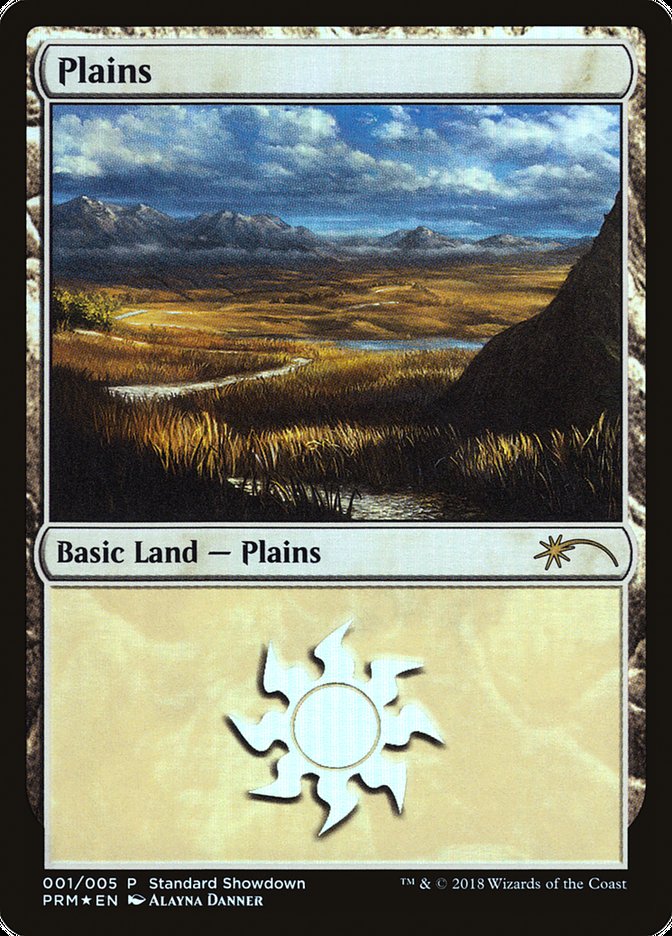 Plains (Alayna Danner) [Standard Showdown Promos] | Game Master's Emporium (The New GME)