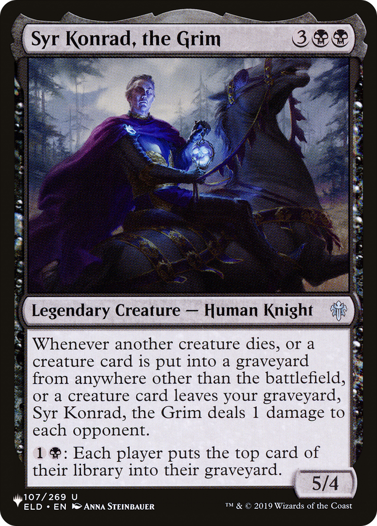 Syr Konrad, the Grim [The List] | Game Master's Emporium (The New GME)