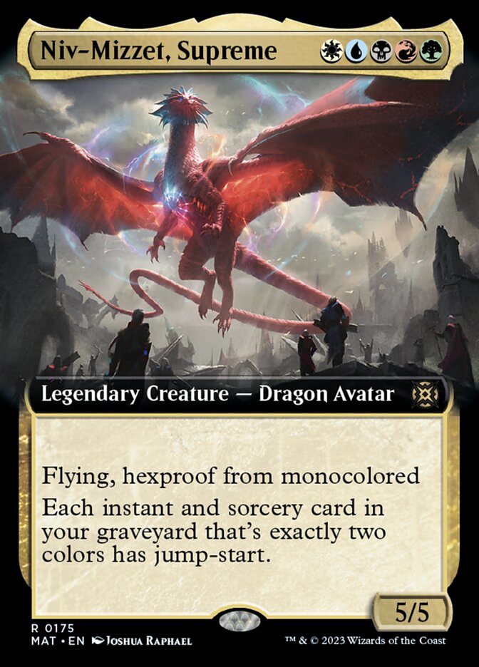 Niv-Mizzet, Supreme (Extended Art) [March of the Machine: The Aftermath] | Game Master's Emporium (The New GME)