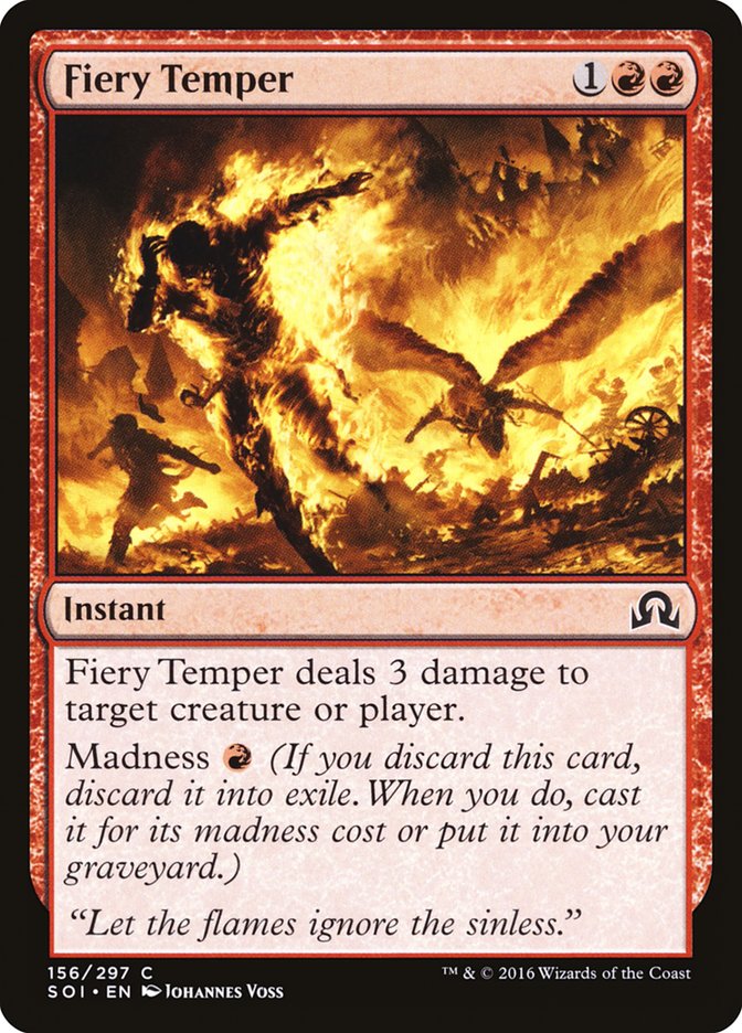 Fiery Temper [Shadows over Innistrad] | Game Master's Emporium (The New GME)