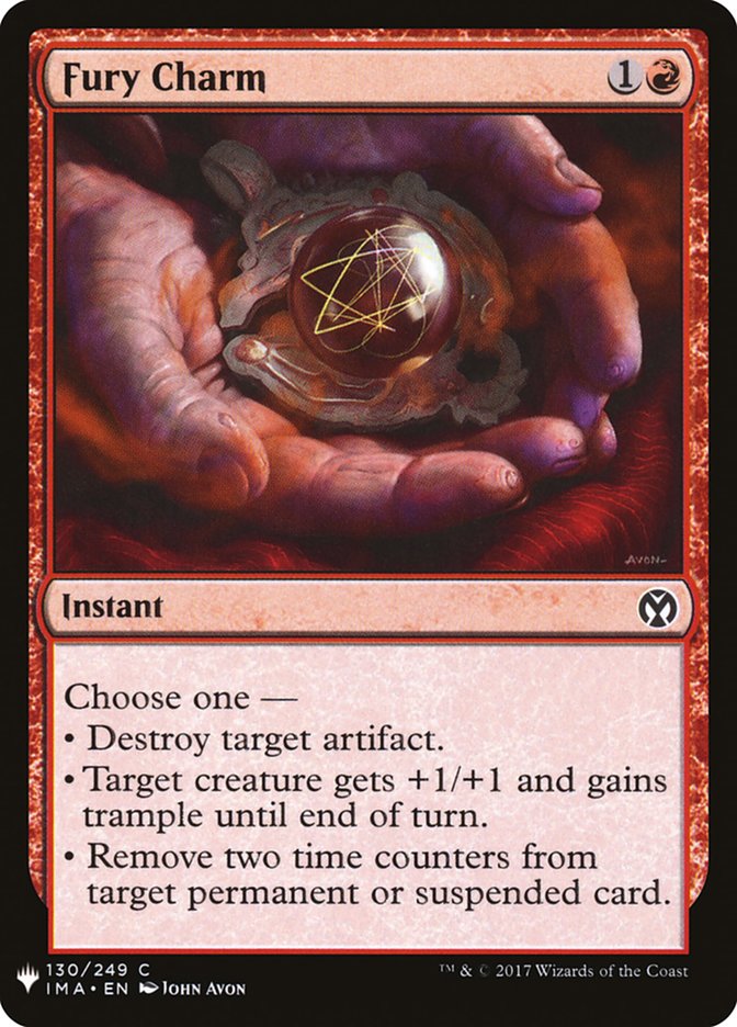 Fury Charm [Mystery Booster] | Game Master's Emporium (The New GME)