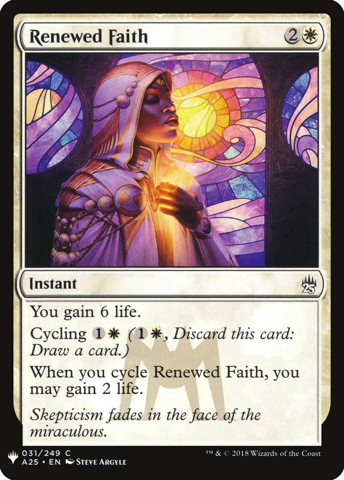 Renewed Faith [Mystery Booster] | Game Master's Emporium (The New GME)