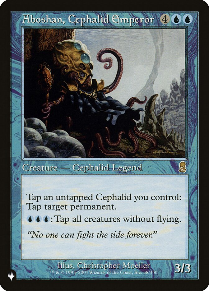 Aboshan, Cephalid Emperor [The List] | Game Master's Emporium (The New GME)