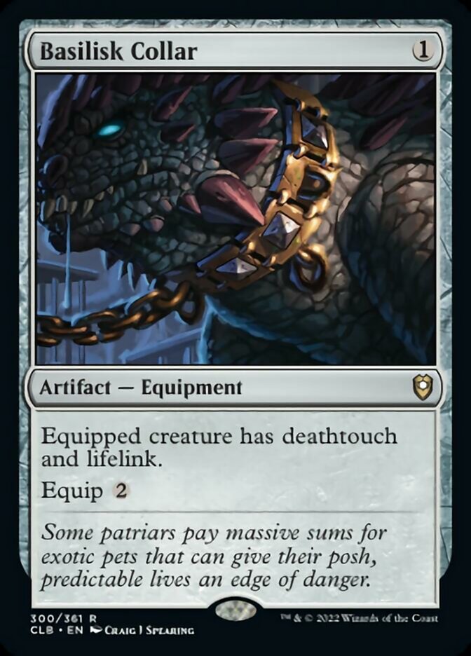 Basilisk Collar [Commander Legends: Battle for Baldur's Gate] | Game Master's Emporium (The New GME)