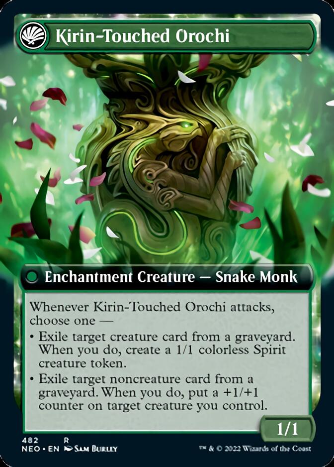 Teachings of the Kirin // Kirin-Touched Orochi (Extended Art) [Kamigawa: Neon Dynasty] | Game Master's Emporium (The New GME)