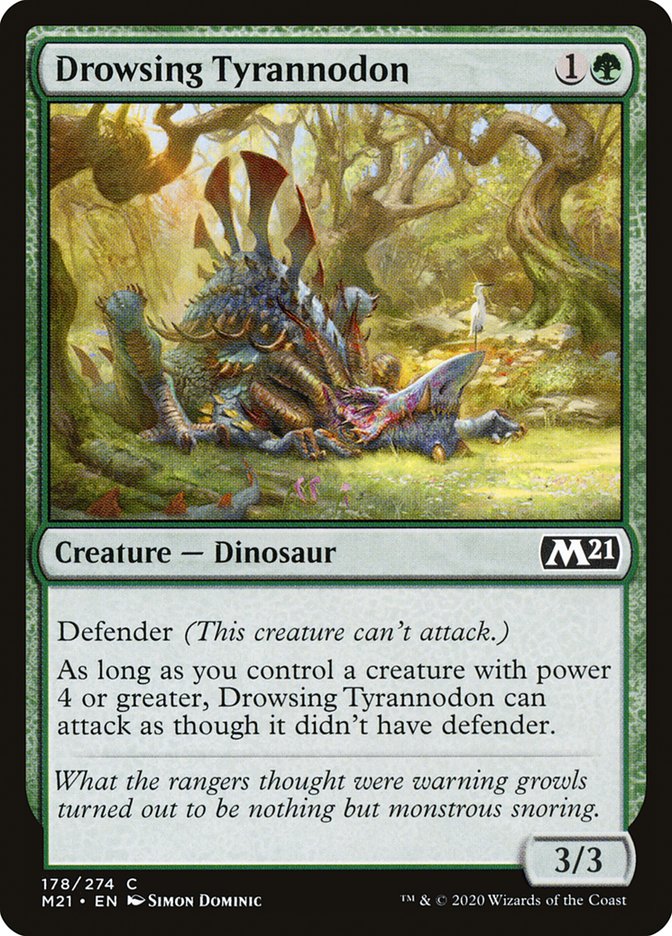 Drowsing Tyrannodon [Core Set 2021] | Game Master's Emporium (The New GME)
