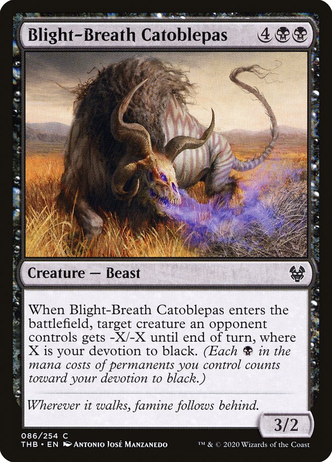 Blight-Breath Catoblepas [Theros Beyond Death] | Game Master's Emporium (The New GME)