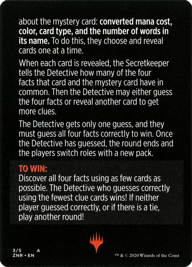 Booster Sleuth (Magic Minigame) [Zendikar Rising Minigame] | Game Master's Emporium (The New GME)