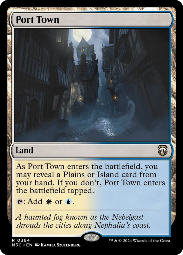 Port Town (Ripple Foil) [Modern Horizons 3 Commander] | Game Master's Emporium (The New GME)