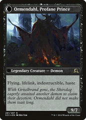 Westvale Abbey // Ormendahl, Profane Prince [Shadows over Innistrad Prerelease Promos] | Game Master's Emporium (The New GME)