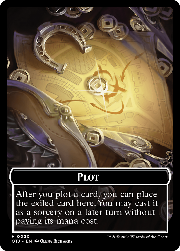 Gnome // Plot Double-Sided Token [Outlaws of Thunder Junction: The Big Score Tokens] | Game Master's Emporium (The New GME)