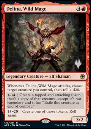 Delina, Wild Mage (Promo Pack) [Dungeons & Dragons: Adventures in the Forgotten Realms Promos] | Game Master's Emporium (The New GME)