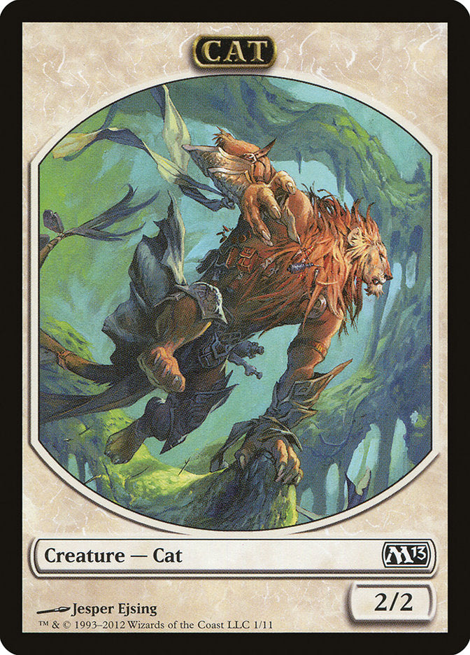 Cat Token [Magic 2013 Tokens] | Game Master's Emporium (The New GME)