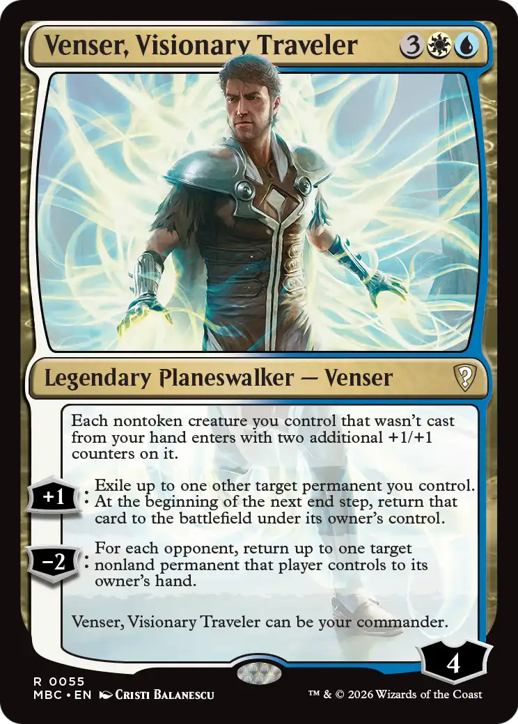 Venser, Visionary Traveler [Mystery Booster: Commander Edition] | Game Master's Emporium (The New GME)