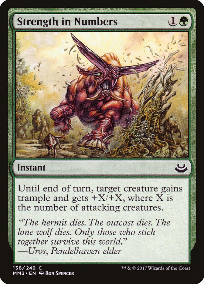 Strength in Numbers [Modern Masters 2017] | Game Master's Emporium (The New GME)